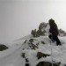 Aufstieg im Winter